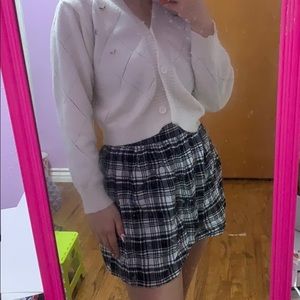 Black and white skirt